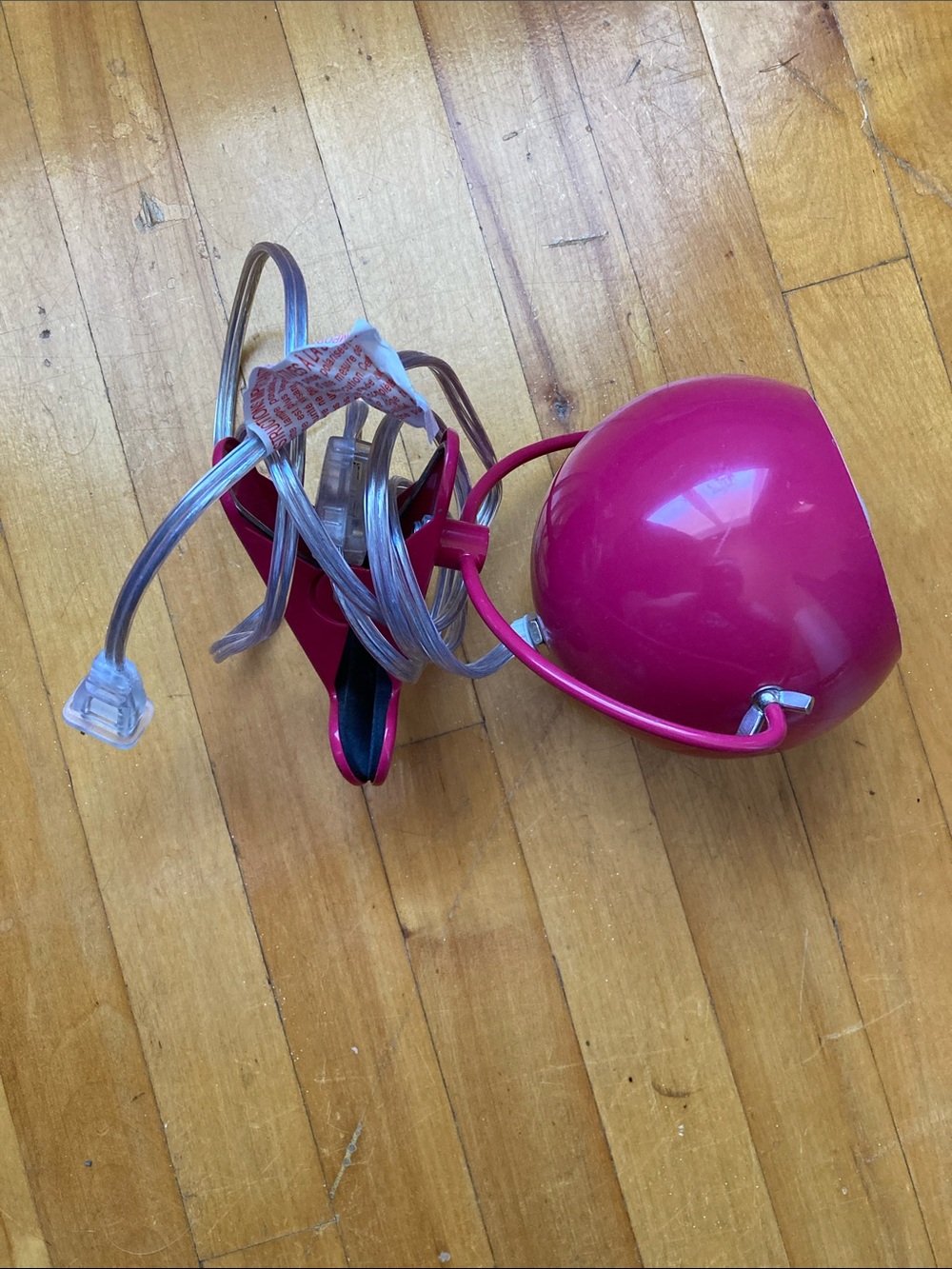 💚[3/$10] Hot Pink Clip-On Lamp